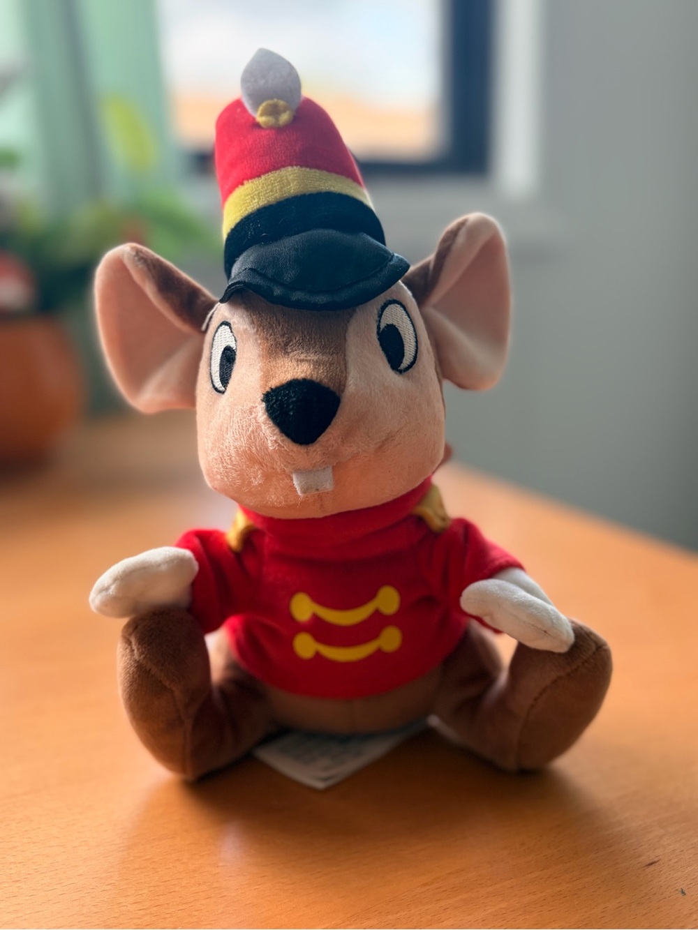 Timothy Mouse Ringmaster Dumbo Disney Plush 6 inch NWT